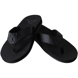 Crne muške papuče Kappa Rodeen 242808 1116 crna 1
