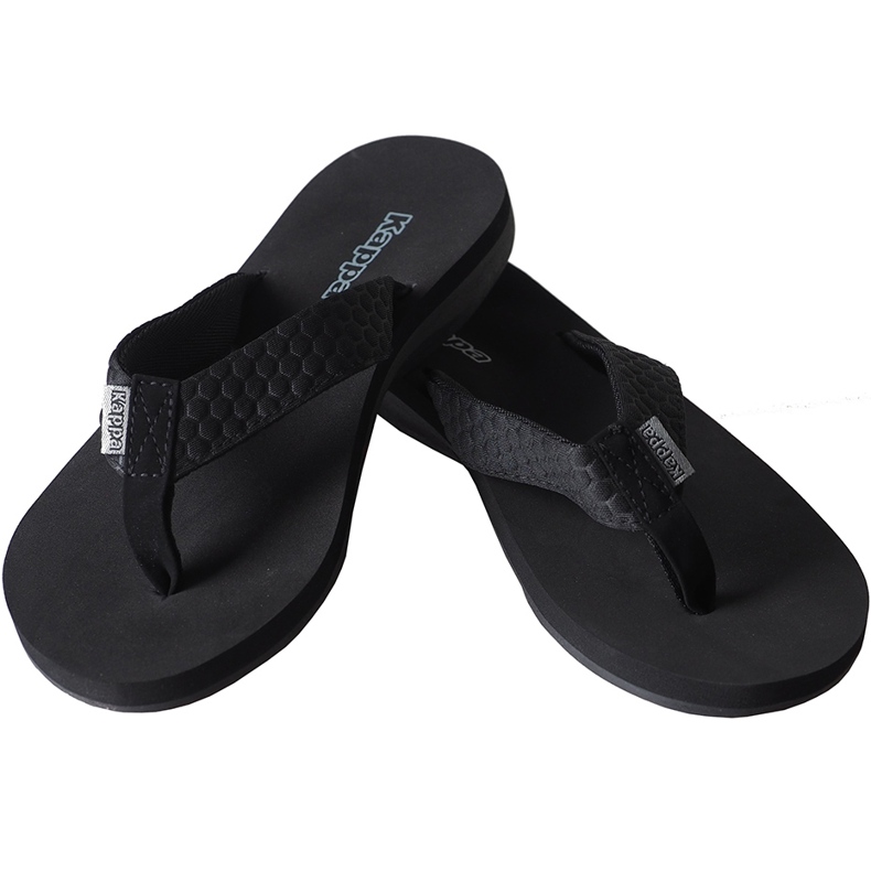 Ženske crne papuče Kappa Pahoa 242668 1111 crno 1