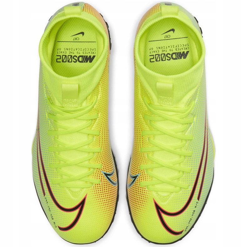 Nike Mercurial Superfly 7 Academy Mds Tf Junior BQ5407 703 nogometna cipela višebojan žuta boja 1