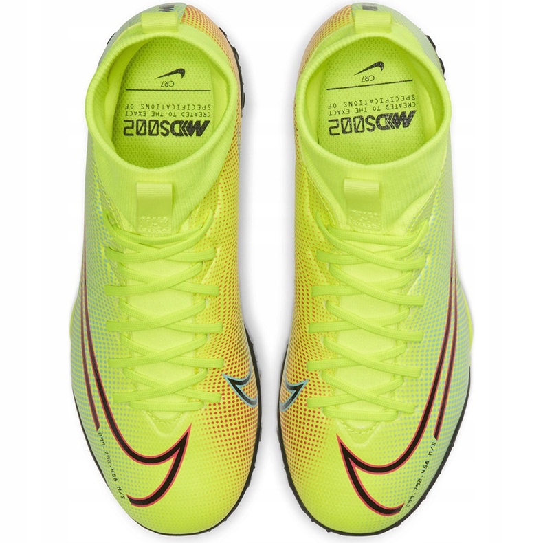 Nike Mercurial Superfly 7 Academy Mds Tf BQ5435 703 nogometna cipela plava, celadon zelena 1