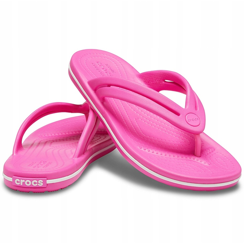 Crocs ženske papuče Crocband Flip W roza 206100 6QQ ružičasta 1