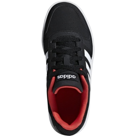 Adidas Hoops 2.0 K dječje cipele crno-crvene B76067 bijela crna crvena 1