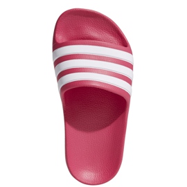 Adidas Adilette Aqua K ružičaste papuče za djecu EF1749 bijela ružičasta ružičasta 1
