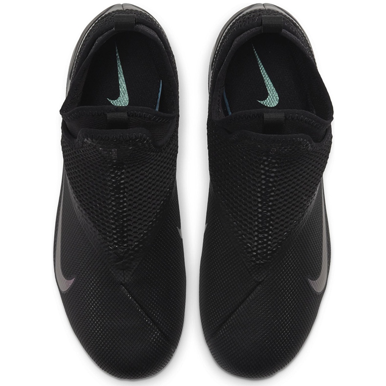 Nike Phantom Vsn 2 Academy Df FG / MG Junior CD4059 010 nogometne cipele crno crno 1