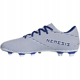 Adidas Nemeziz 19.4 FxG bijele i plave nogometne cipele EF1707 raznobojna plava 1