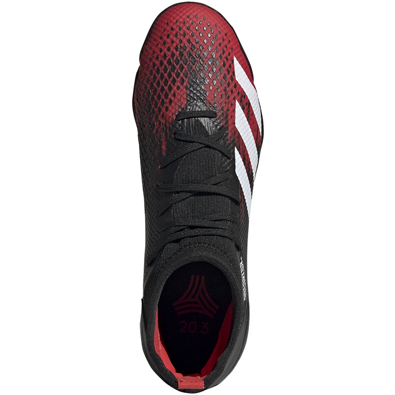 Kopačke Adidas Predator 20.3 Tf crne i crvene EF2208 višebojan crna 1