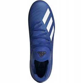 Kopačke adidas X 19.3 Fg plava EG7130 plava, bijela 1