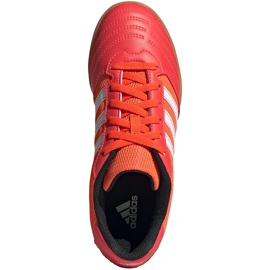 Crvene nogometne cipele Adidas Super Sala Junior FV2639 crvena crvena 1