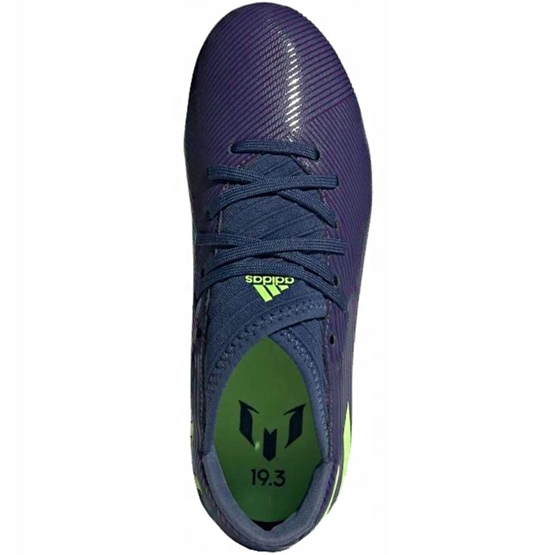 Adidas Nemeziz Messi 19.3 Fg Junior EF1814 kopačke žuta boja ljubičasta 1
