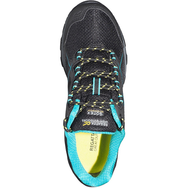 Ženske cipele Regatta Wms Kota Low crne i plave RWF489 41QF crna plava siva 1