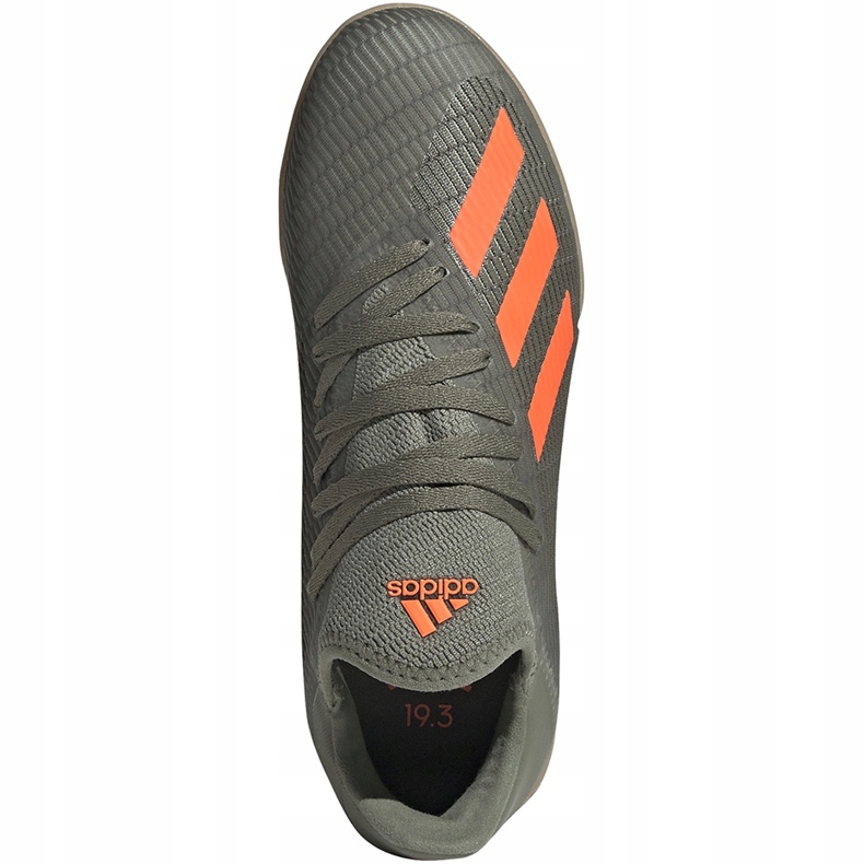 Zeleni adidas X 19.3 U juniorskim kopačkama EF8376 siva siva 1