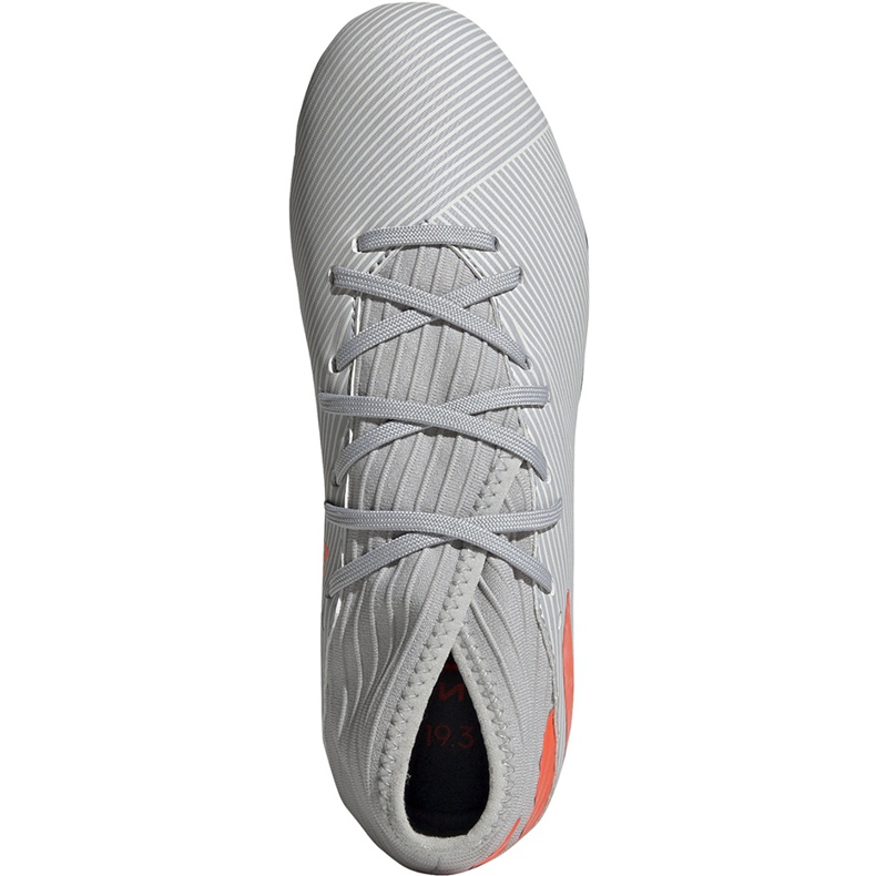Adidas Nemeziz 19.3 Fg Jr sive nogometne cipele EF8302 raznobojna siva 1