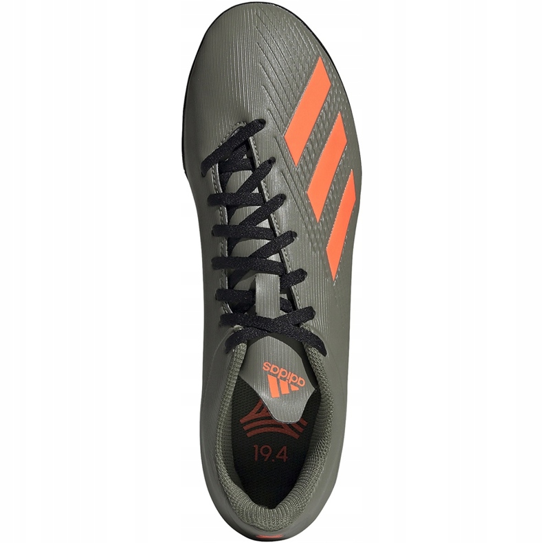 Zelene nogometne cipele adidas X 19.4 Tf EF8370 zelena siva 1