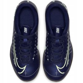 Nike Mercurial Vapor 13 Club Mds Tf Junior CJ1179 401 nogometna cipela višebojan tamnoplava 1