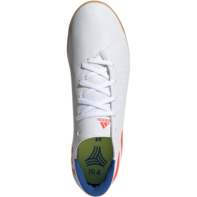 Adidas Nemeziz Messi 19.4 U bijelim i crvenim kopačkama F34550 bijela bijela 1