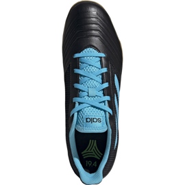Kopačke adidas Predator 19.4 U Sali crno -plavo F35631 crna, plava crna 1