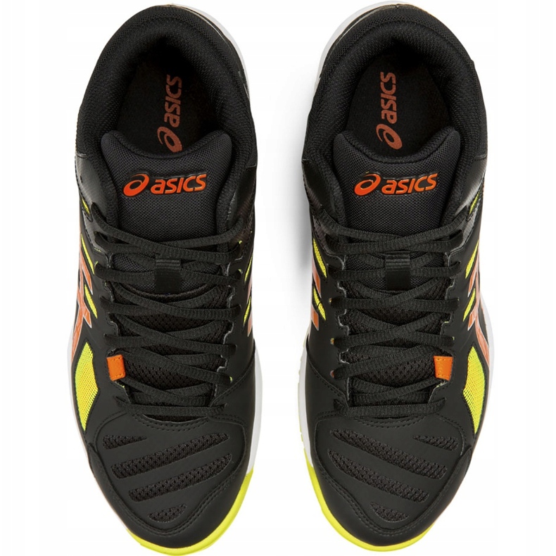 Muške cipele za odbojku Asics Gel Beyond 5 Mt crna, žuta i narančasta B600N 001 crno 1