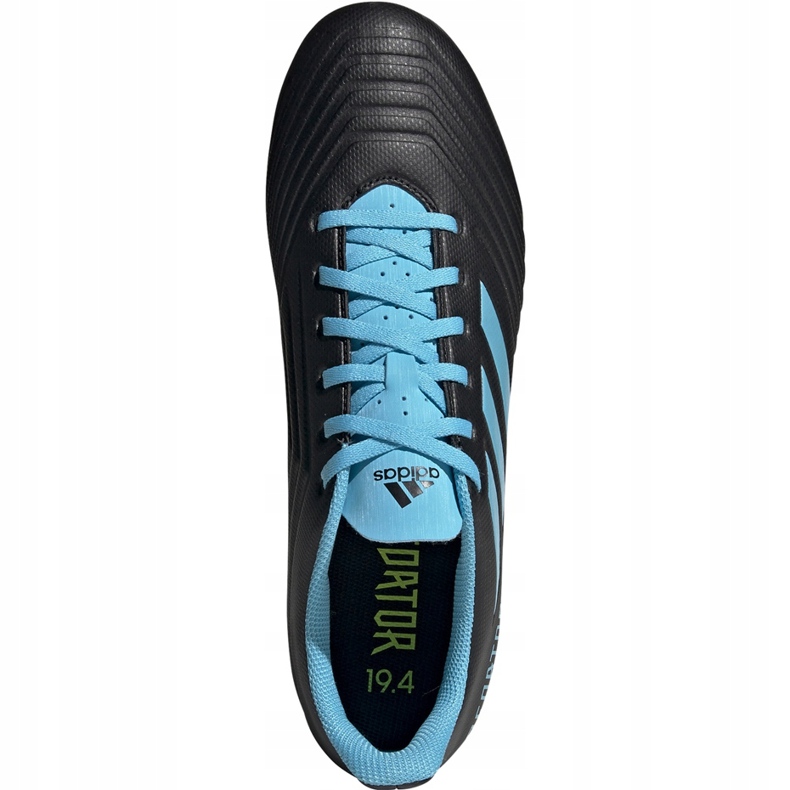 Kopačke adidas Predator 19.4 FxG crno -plavo F35598 crna crna 1