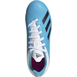 Kopačke adidas X 19.4 U Junior plavo -bijeloj F35352 plava 1