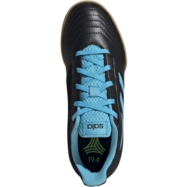 Adidas Predator 19.4 U Sala Junior kopačkama crne i plave G25830 crna crna 1