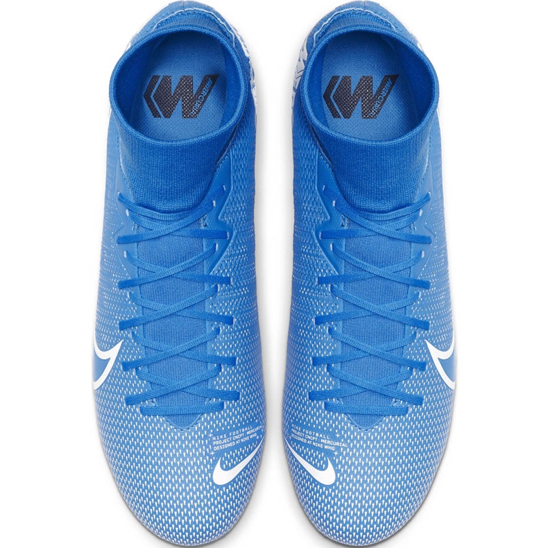 Nike Mercurial Superfly 7 Academy FG / MG AT7946 414 nogometne cipele raznobojna plava 1
