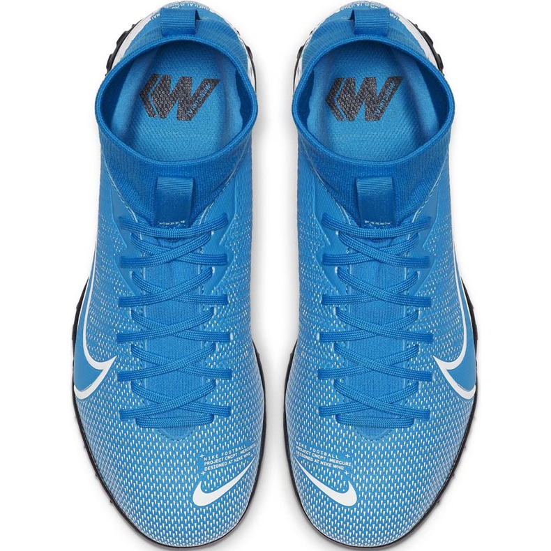 Nike Mercurial Superfly 7 Academy Tf Junior AT8143 414 nogometne cipele raznobojna plava 1