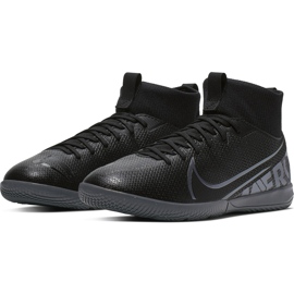 Nike Mercurial Superfly 7 Academy Ic Junior AT8135 001 nogometne cipele crno crno 1