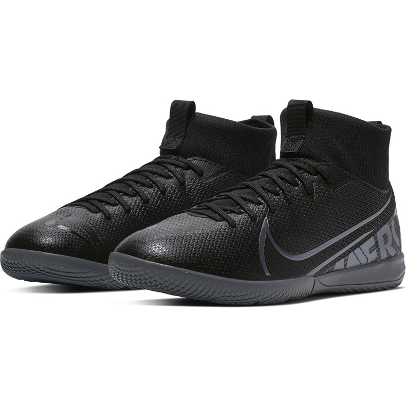 Nike Mercurial Superfly 7 Academy Ic Junior AT8135 001 nogometne cipele crno crno 1
