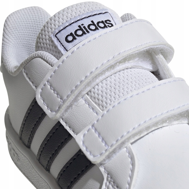 Dječje cipele adidas Grand Court I bijele i crne EF0118 bijela 1
