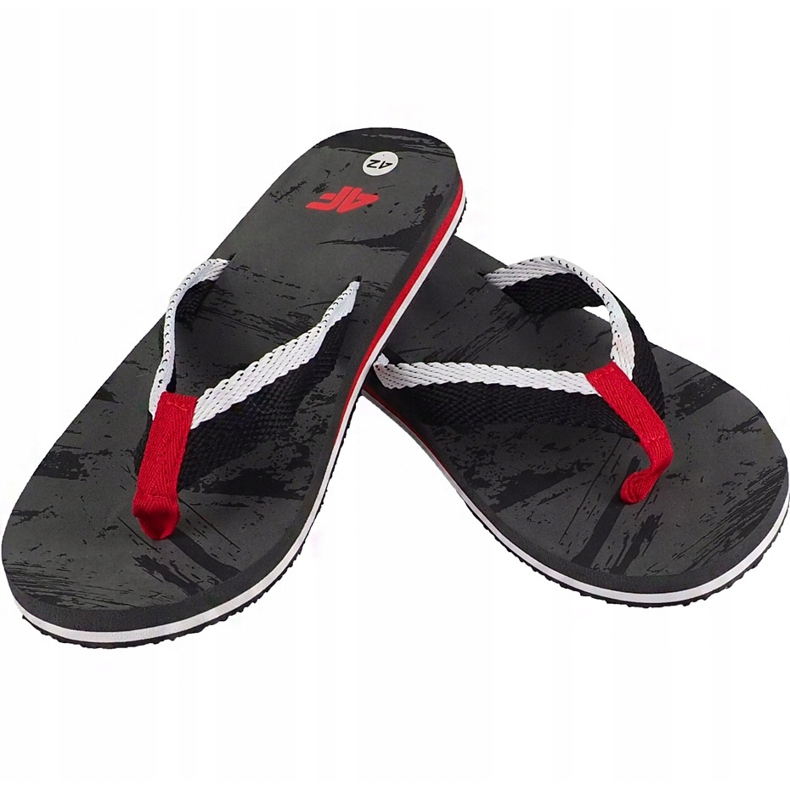 Muške papuče 4F H4L19 KLM002 90A u više boja crno raznobojna 1