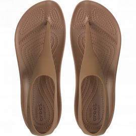 Crocs ženske sandale Serena Flip W smeđa 205468 860 2
