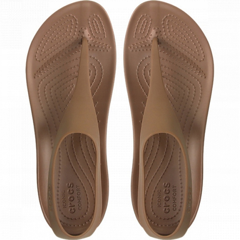 Crocs ženske sandale Serena Flip W smeđa 205468 860 2