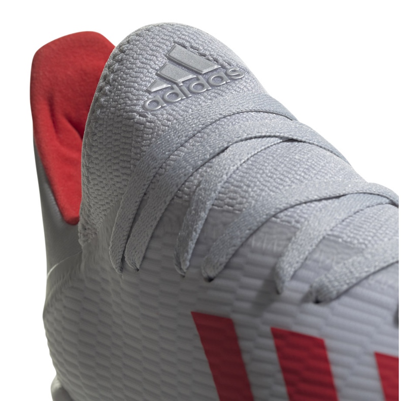 Kopačke adidas X 19.3 Tf srebrne F35374 raznobojna siva 1