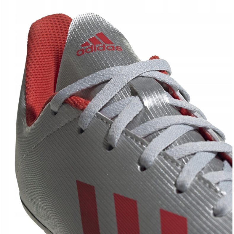 Kopačke adidas X 19.4 FxG Jr srebrne F35362 raznobojna srebro 1