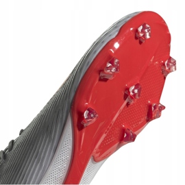 Kopačke adidas X 19.2 Fg srebrne F35386 siva siva 1