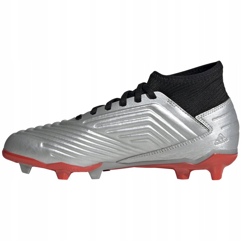 Kopačke adidas Predator 19.3 Fg Jr srebrne G25795 višebojan srebro 1