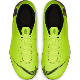 Nike Mercurial Vapor 12 Club Mg Jr AH7350 701 nogometna cipela višebojan zelena 1
