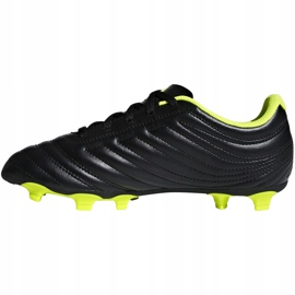 Adidas Copa 19.4 Fg Jr nogometne cipele crno žute D98088 višebojan crna 1