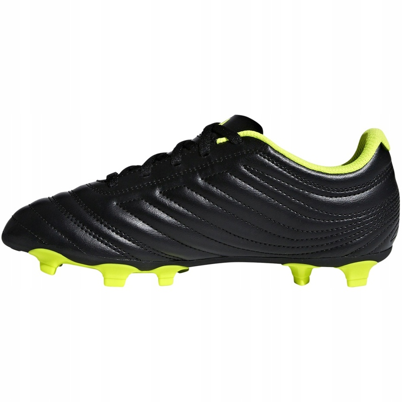 Adidas Copa 19.4 Fg Jr nogometne cipele crno žute D98088 višebojan crna 1