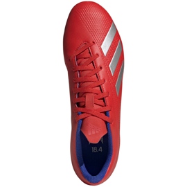 Adidas X 18.4 Fg nogometne cipele crvene BB9376 višebojan crvena 1