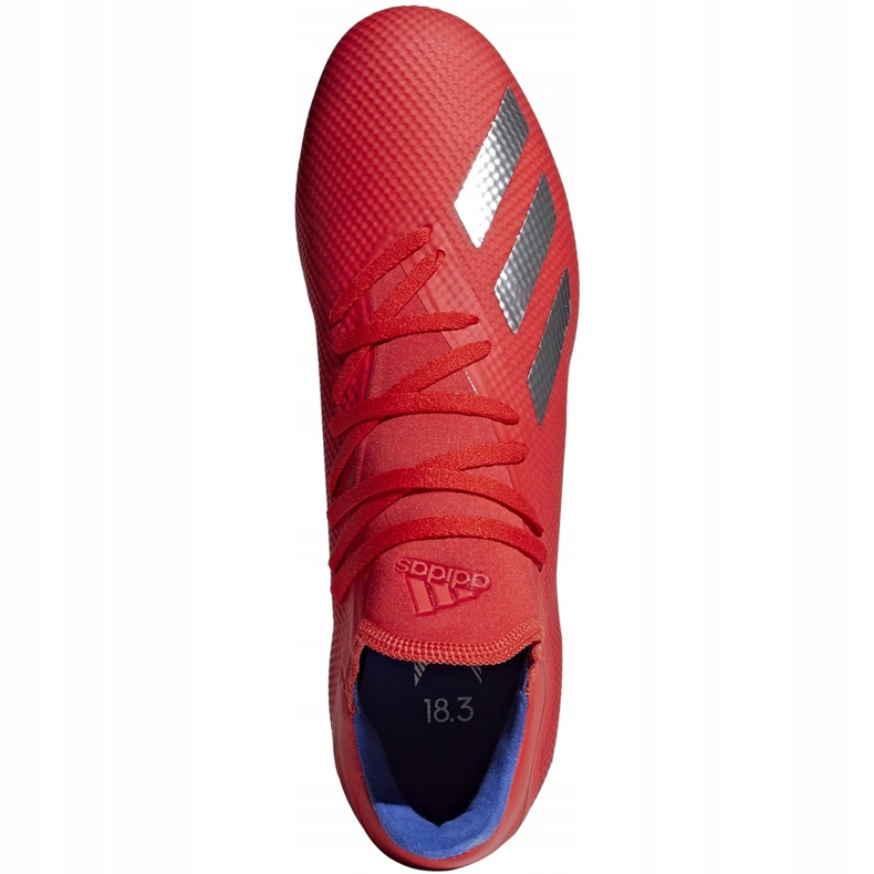 Adidas X 18.3 Fg nogometne cipele crvene BB9367 višebojan crvena 1
