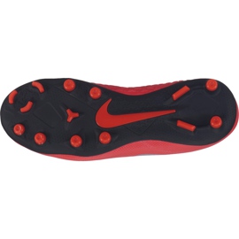 Nike Phantom Vsn Club Df Fg Mg Jr AO3288 600 tenisice za nogomet raznobojna crvena 1
