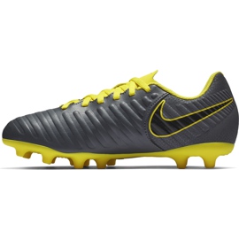Nike Tiempo Legend 7 Club Mg Jr AO2300 070 nogometne cipele crna siva 1