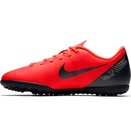 Nike Mercurial Vapor X 12 Club Gs CR7 Tf Jr AJ3106 600 tenisica za nogomet raznobojna crvena 1