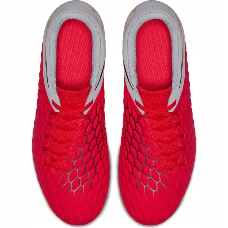 Nike Hypervenom Phantom 3 Club Fg Jr AJ4146 600 tenisica za nogomet višebojan crvena 1