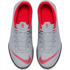 Nike Mercurial Vapor X 12 Club Tf Jr AH7355 060 patike za nogomet raznobojna siva 1