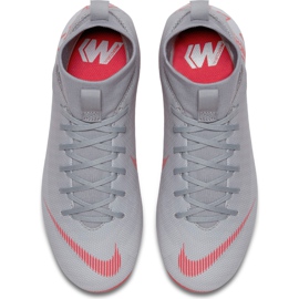 Nike Mercurial Superfly 6 Academy Mg Jr AH7337 060 patike za nogomet siva srebro 1