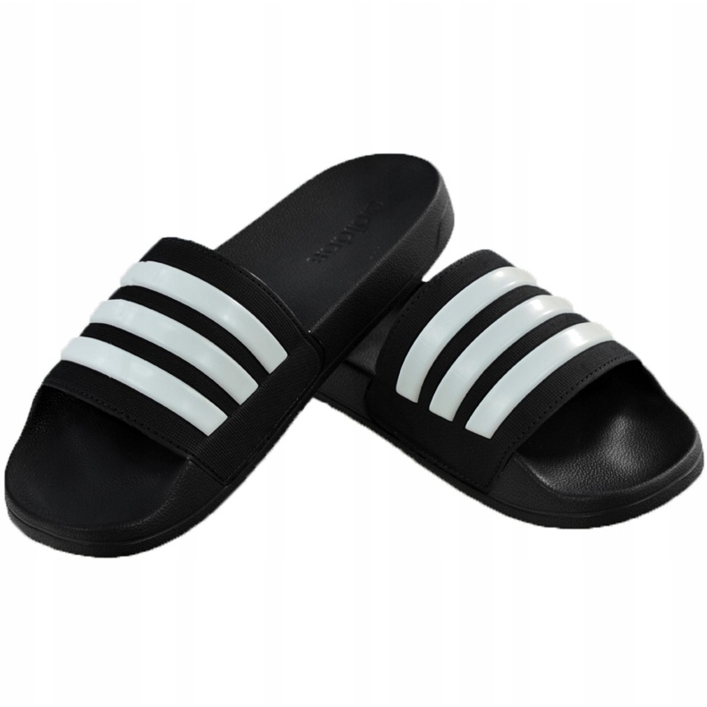 Adidas Adilette tuš crne papuče AQ1701 bijela crno 1