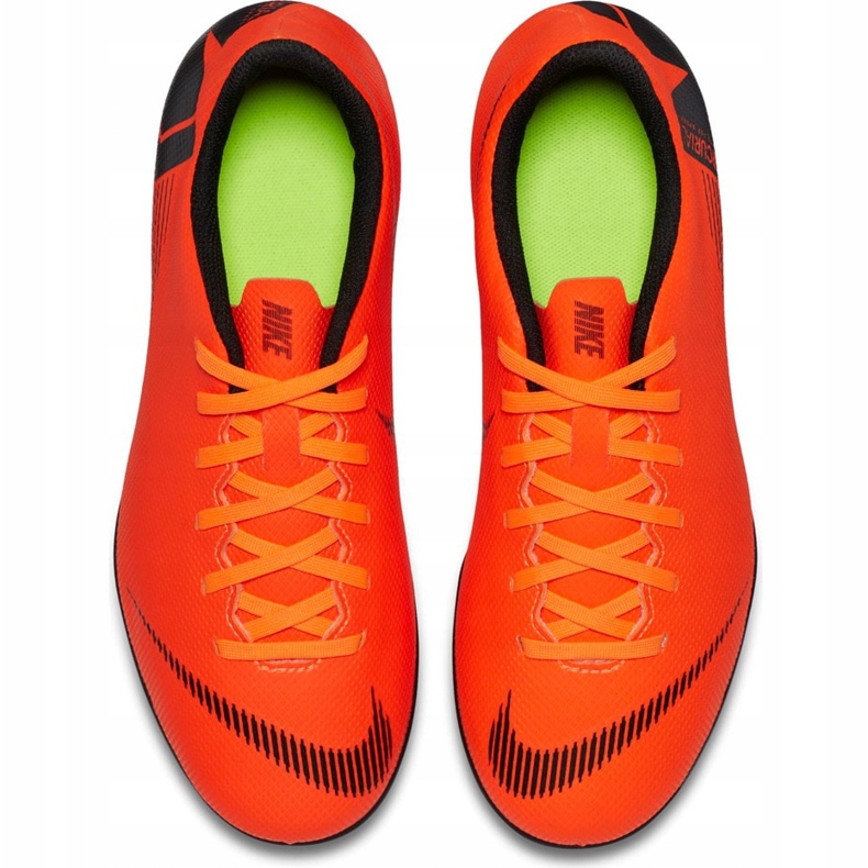 Nike Mercurial Vapor 12 Club Mg Jr AH7350 810 nogometne cipele narančasta narančasta 1
