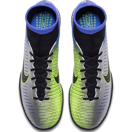 Nike Mercurial X Victory 6 Df Neymar Tf 921514 407 nogometna cipela zelena, plava, siva / srebrna plava 1